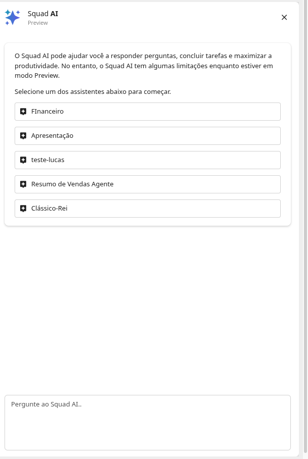 Seleção de Assistente