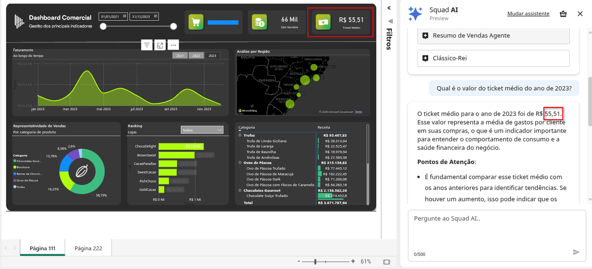 Estrutura da Resposta da IA
