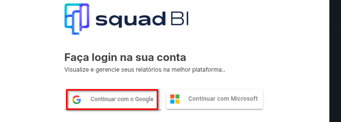 Método de Autenticação Google