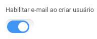Envio de e-mail
