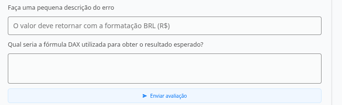Corrigir Resposta no Playground