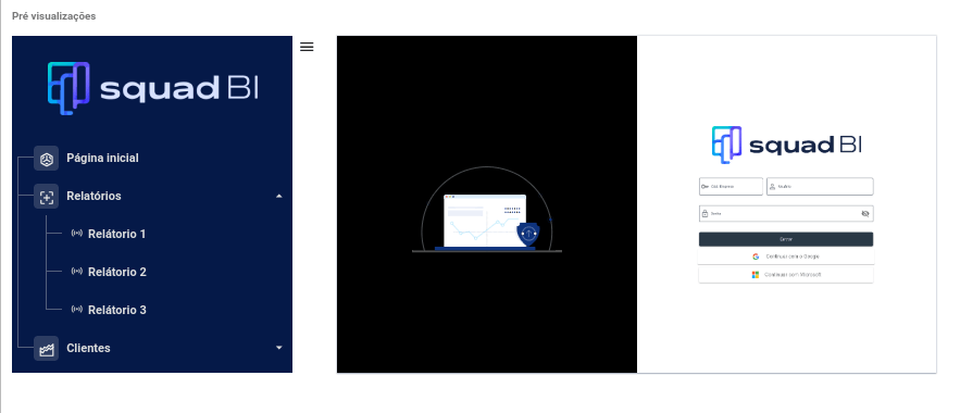 Pré Visualizações