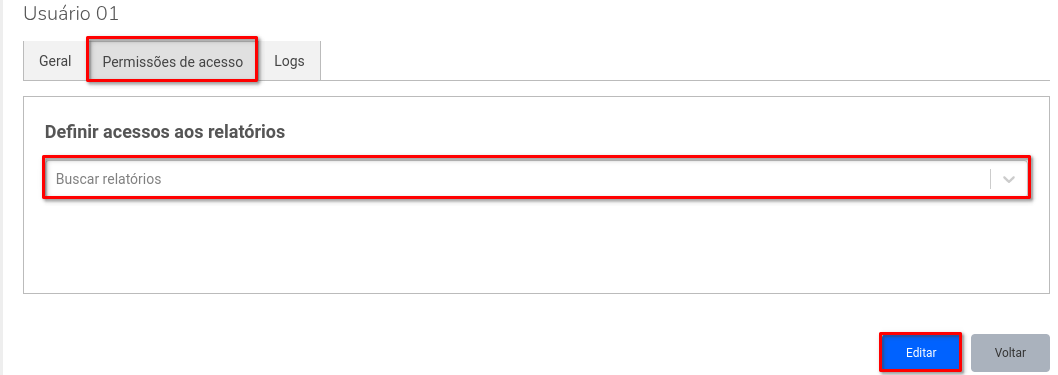 Listagem de usuários