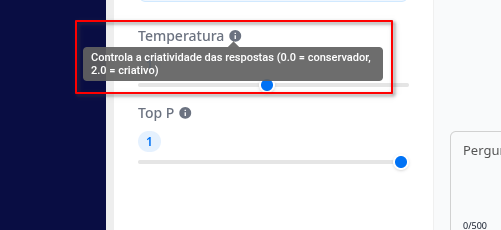 Temperatura no Playground